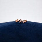 Roselle Layered Crystal Toe Ring
