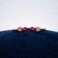 Rosé Sweetheart Gem Toe Ring