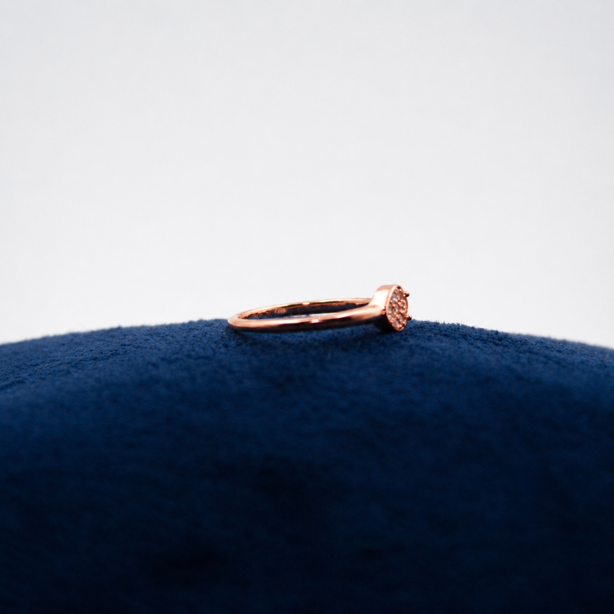 Rosé Sweetheart Gem Toe Ring