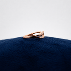 Roselle Double Loop Toe Ring