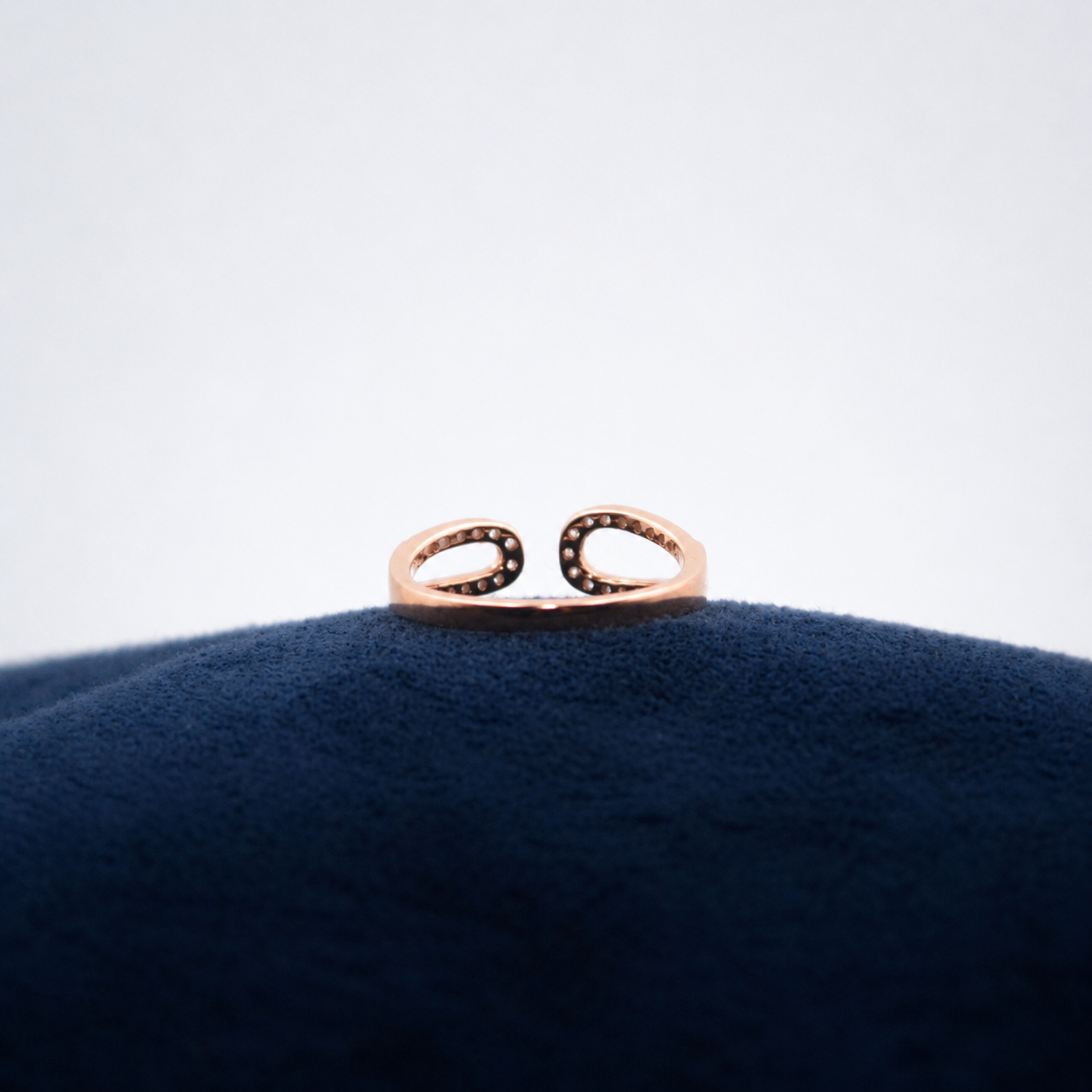 Roselle Double Loop Toe Ring