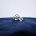 Silver Fiora Teardrop Multi-Band Ring
