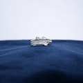Silver Elara Floral Multi-Band Ring