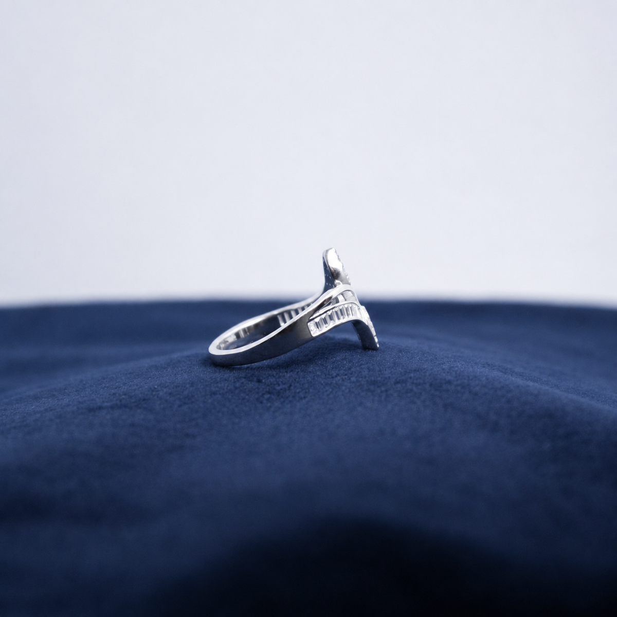 Silver Fleurpoint Open Ring