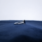 Silver Sapphire Royale Ring