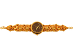 Raga Titan  Heritage Peacock Gold-Tone Bracelet Watch