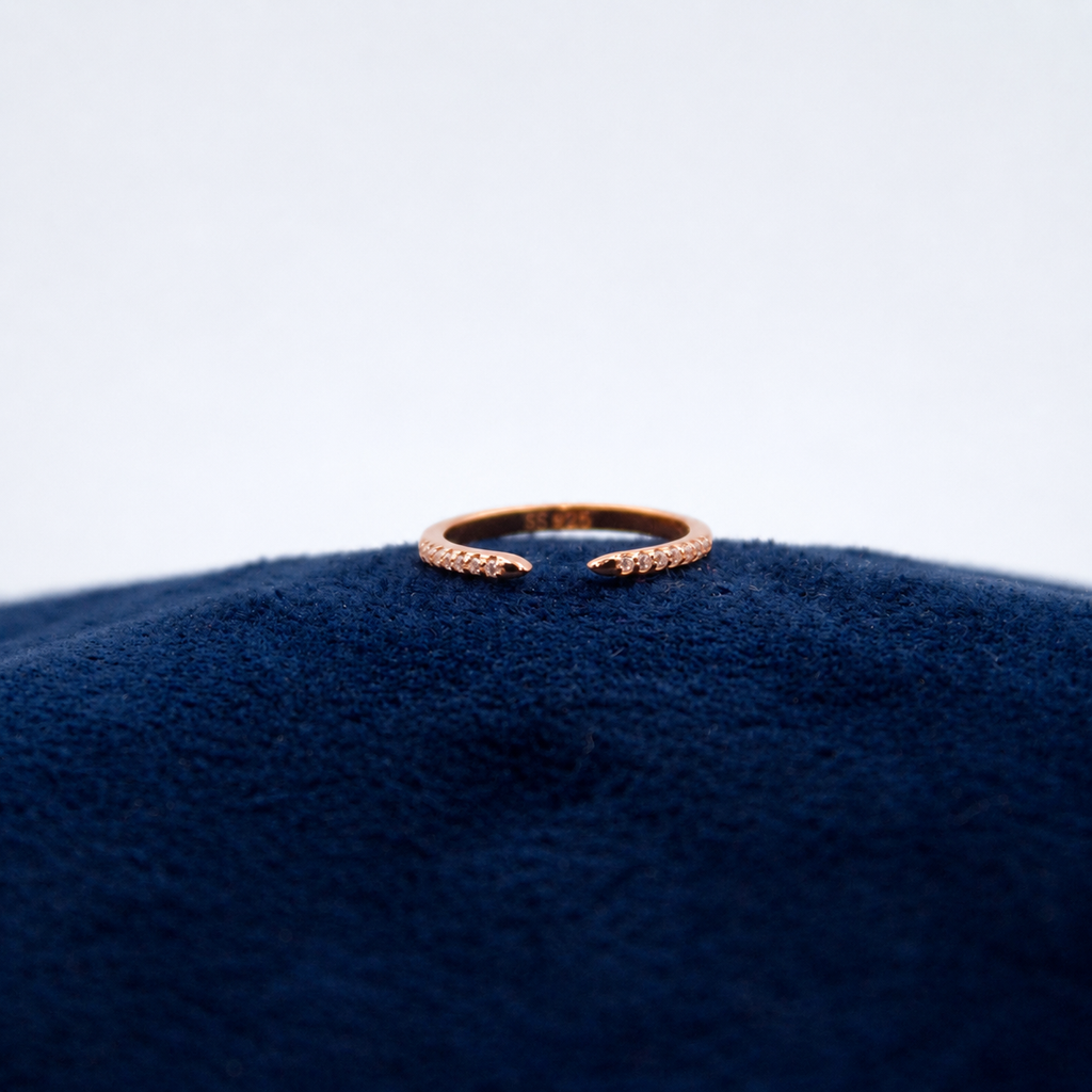Rosé Starlight Toe Ring
