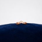 Roselle Crystal Halo Toe Ring