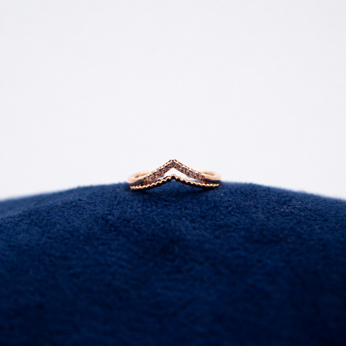 Roselle Crystal Halo Toe Ring