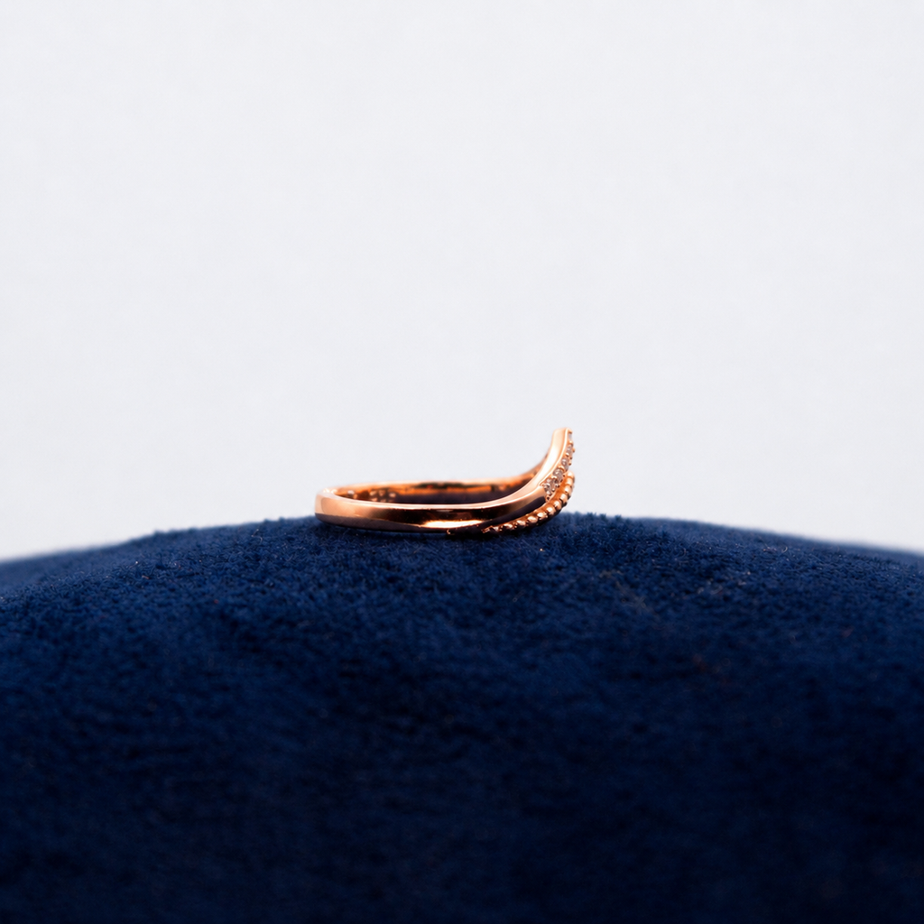 Roselle Crystal Halo Toe Ring