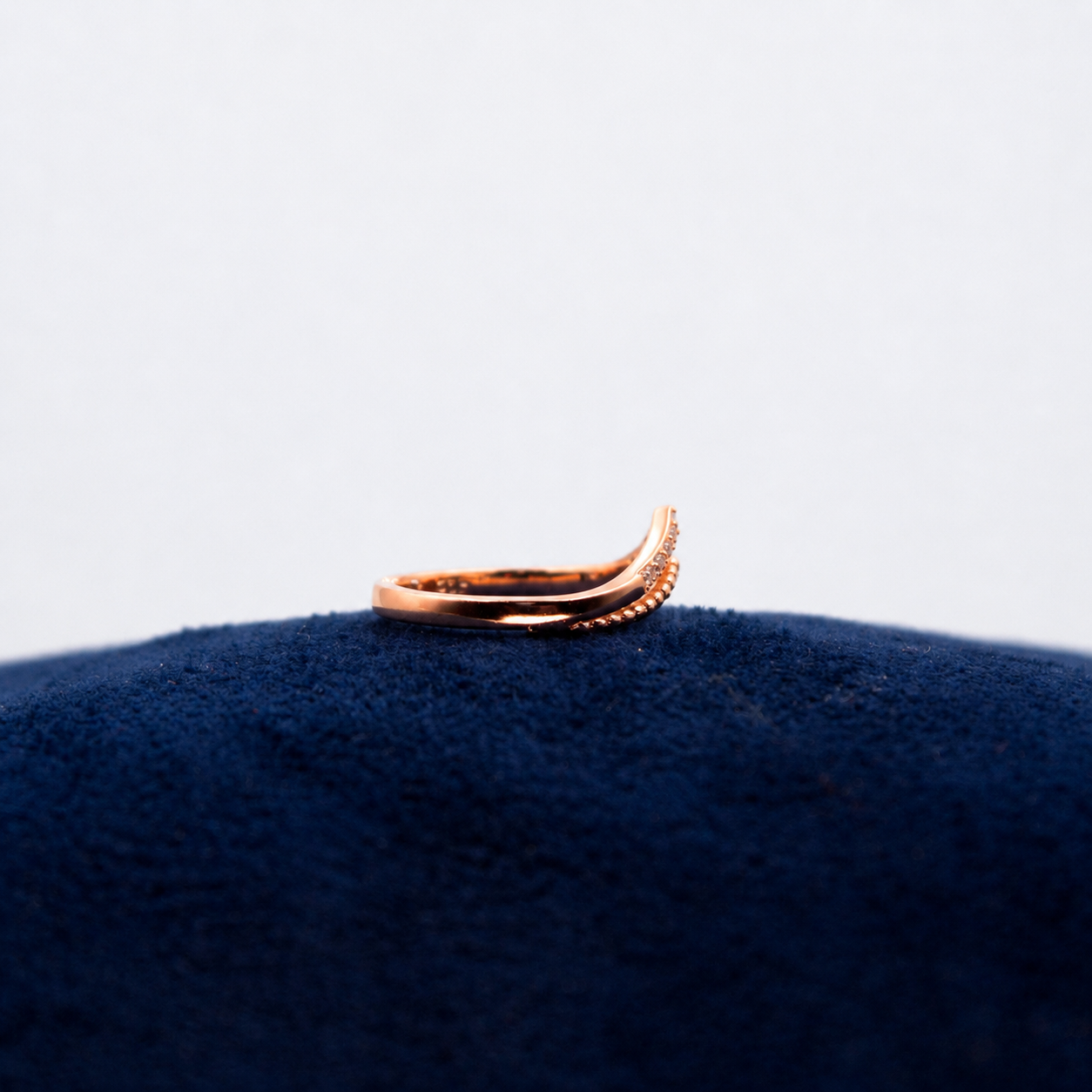 Roselle Crystal Halo Toe Ring