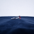 Silver Ruby Royale Ring