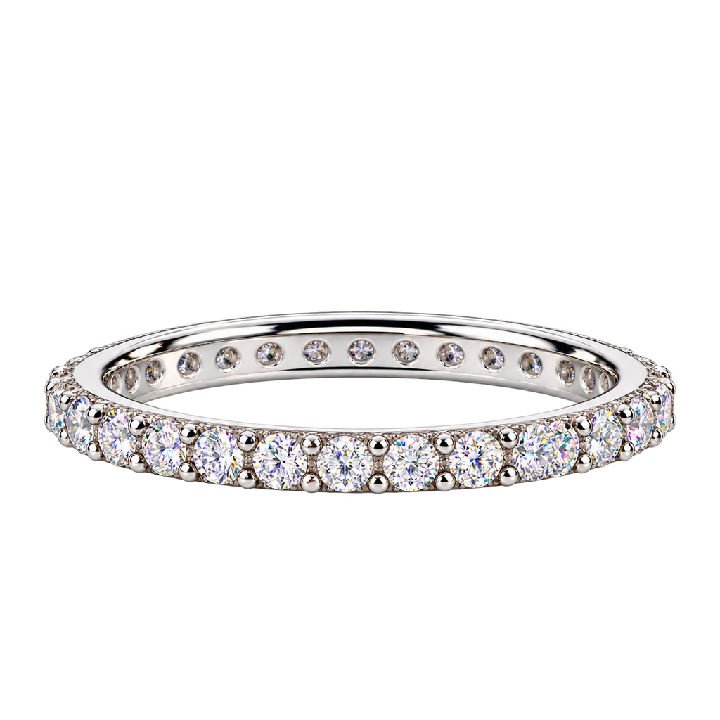 Silver Elongé Éclat Ring