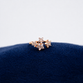 Rosé Fleur Dazzle Toe Ring