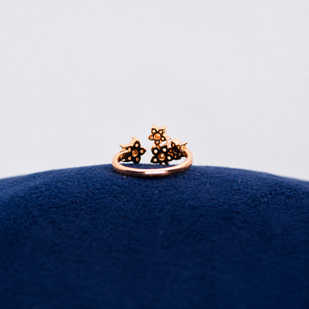 Rosé Fleur Dazzle Toe Ring