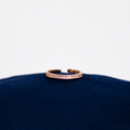 Rosé Crystal Grace Toe Ring