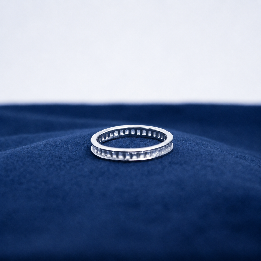 Silver Argenté Band Ring