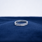 Silver Argenté Band Ring