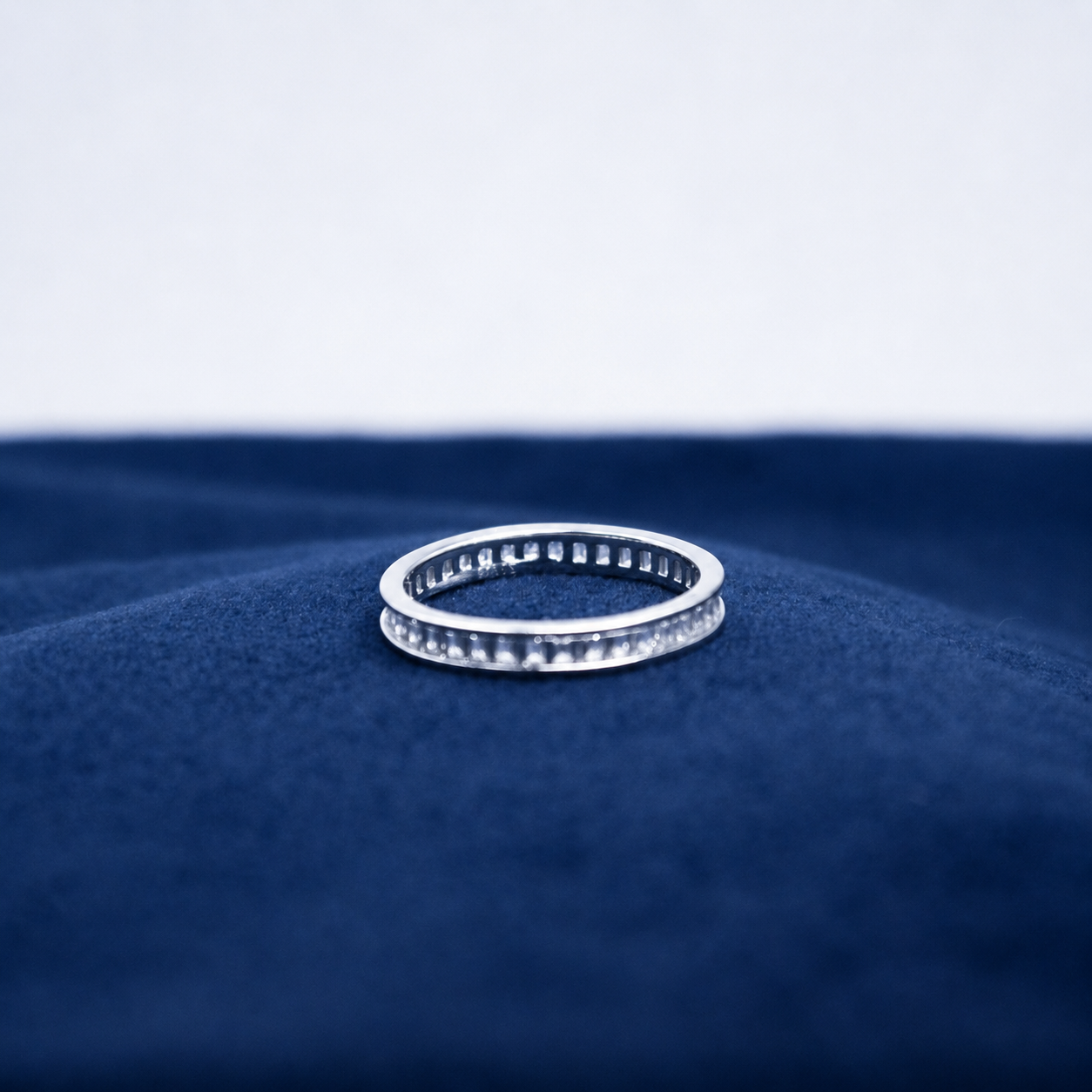 Silver Argenté Band Ring