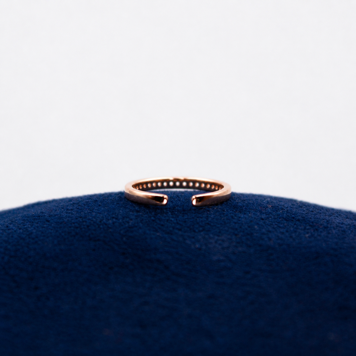 Rosé Crystal Grace Toe Ring