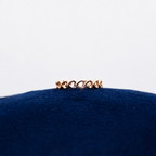 Rosé Heart Charm Toe Ring
