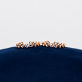 Rosé Heart Charm Toe Ring