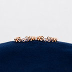 Rosé Heart Charm Toe Ring