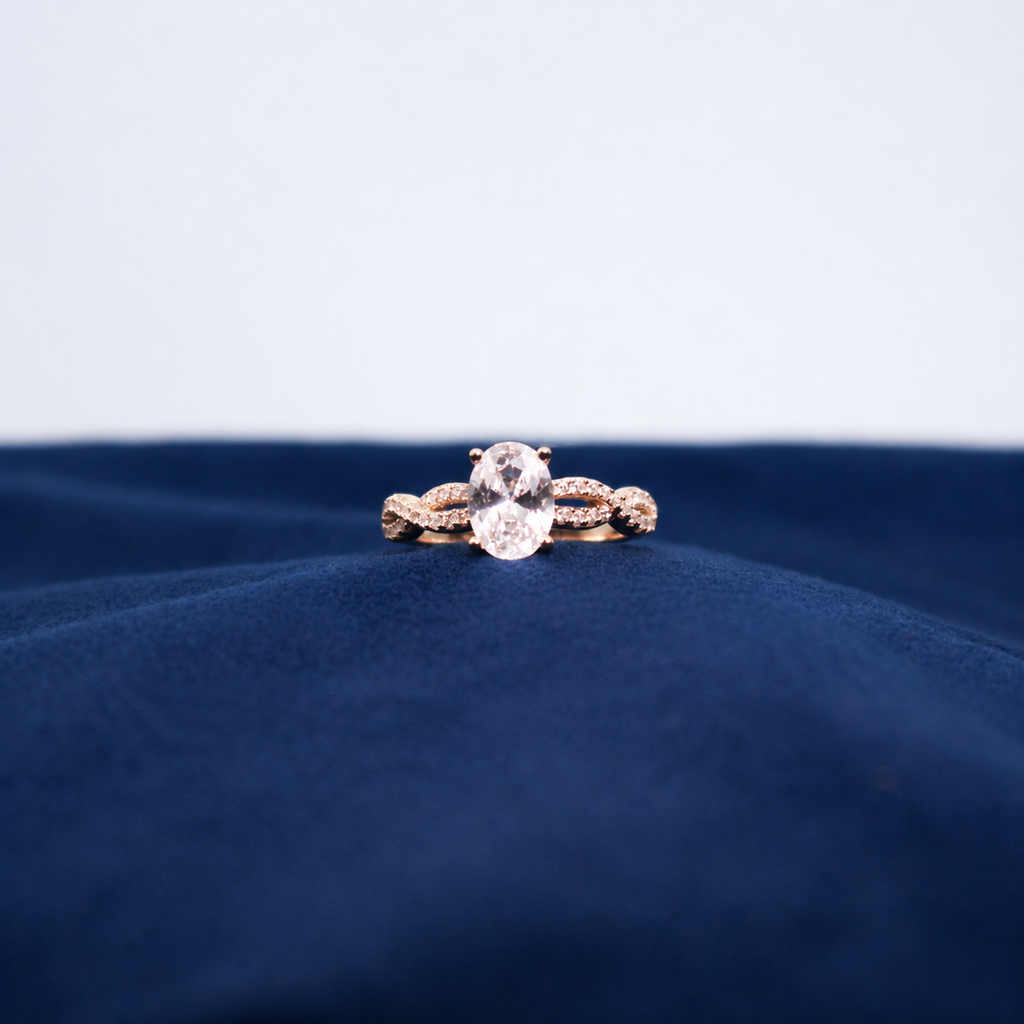 Rose Gold Bellavie Bow Ring