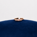 Rosé Crystal Row Toe Ring