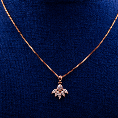 Elara Rose Gold Layered Petal Set