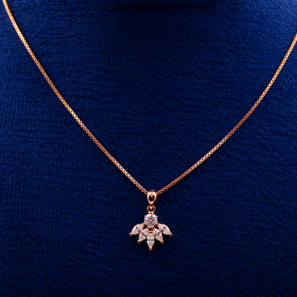 Elara Rose Gold Layered Petal Set
