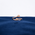 Rosé Twin Spark Ring