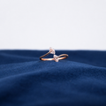 Rosé Butterfly Crystal Ring