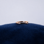 Rosé Crystal Line Toe Ring