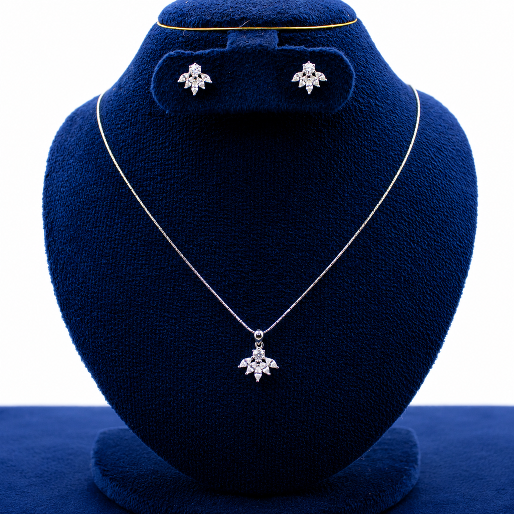 Silver Layered Petal Set