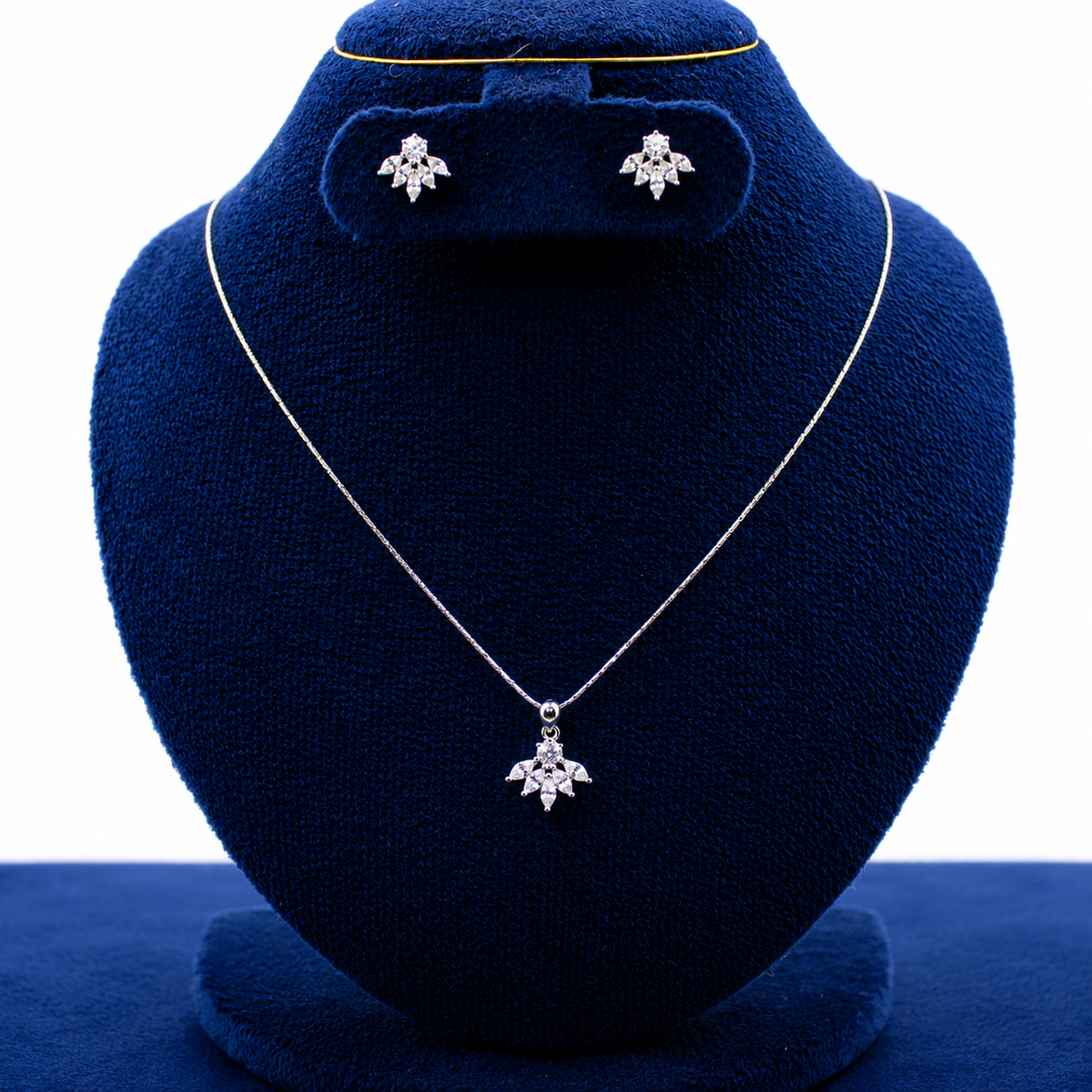 Silver Layered Petal Set