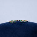 Rosé Emerald Leaf Toe Ring