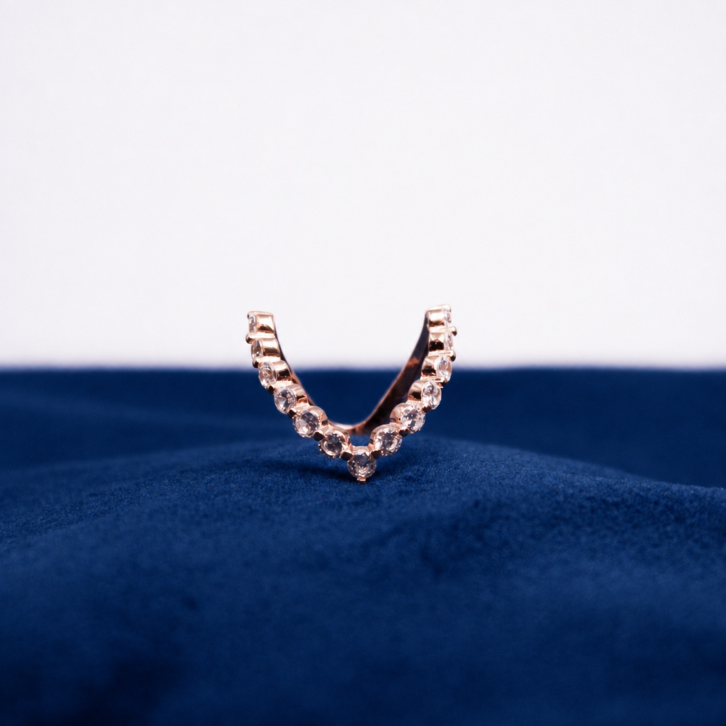 Rosé Sparkle Eternity Band