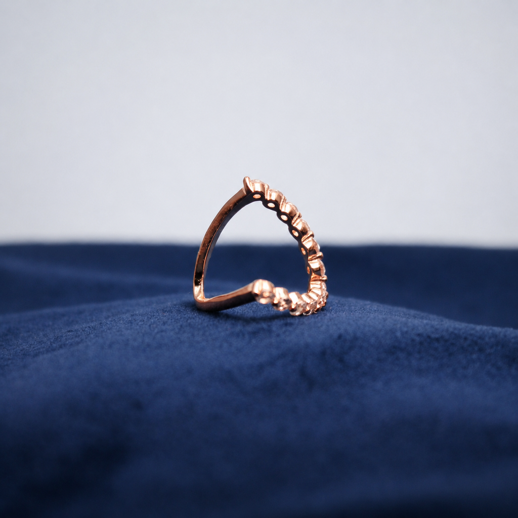 Rosé Sparkle Eternity Band