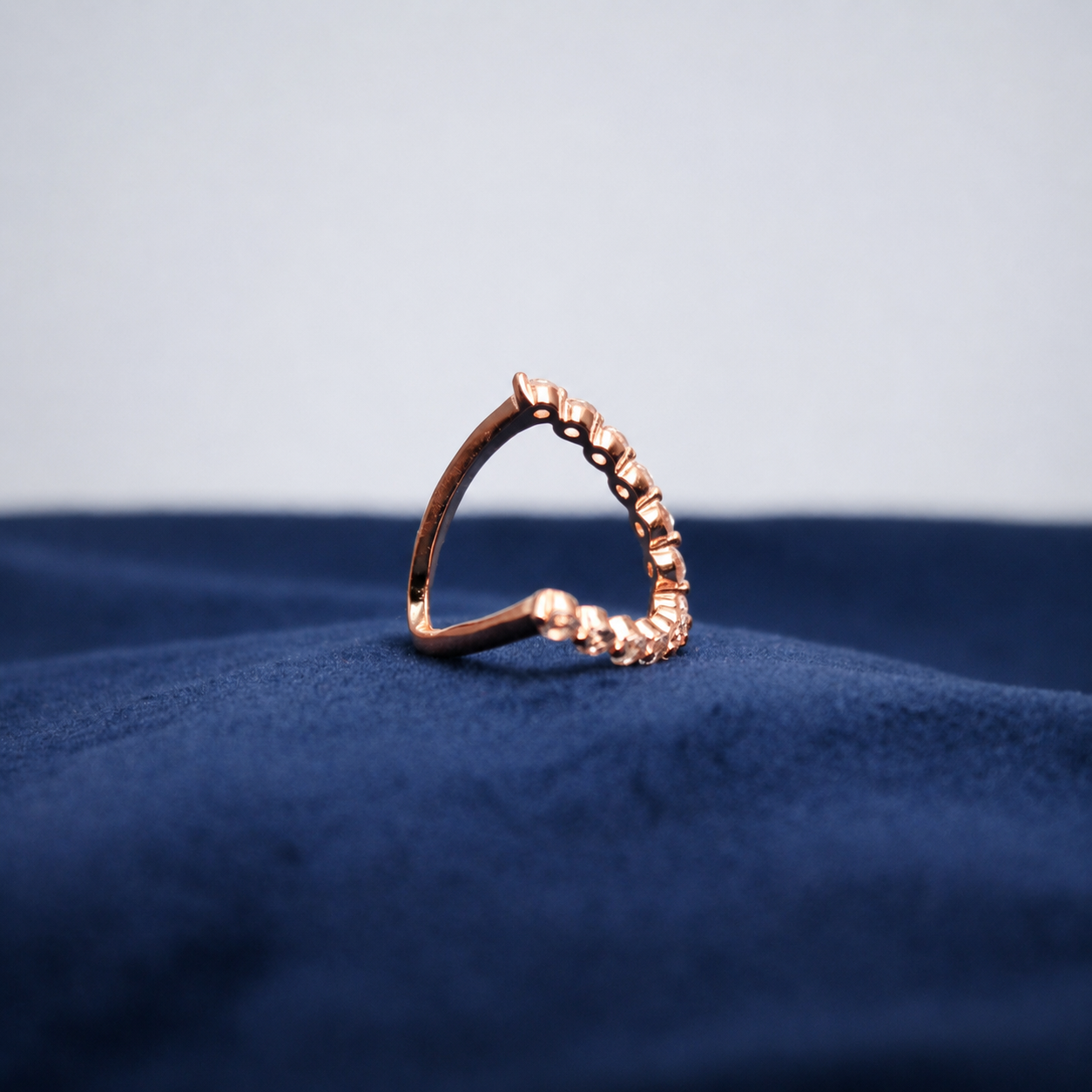 Rosé Sparkle Eternity Band
