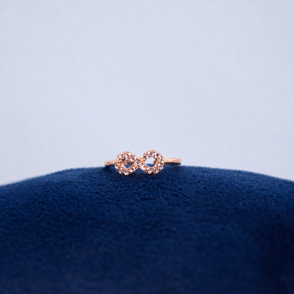 Rosé Infinity Luxe Toe Ring