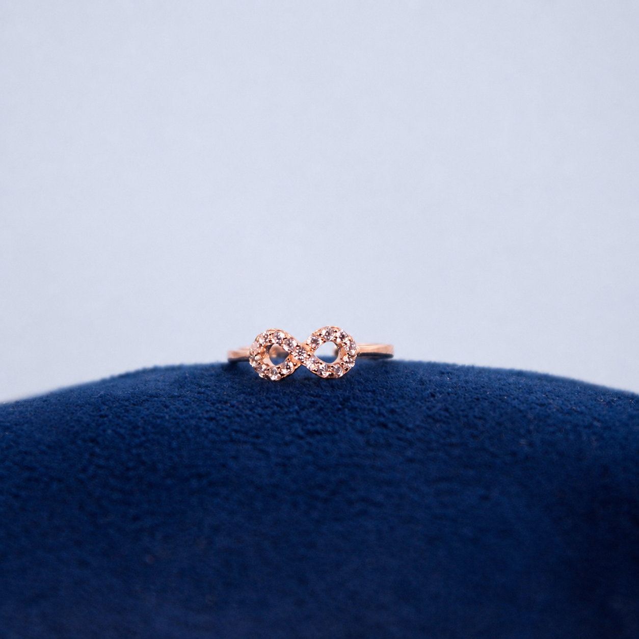 Rosé Infinity Luxe Toe Ring
