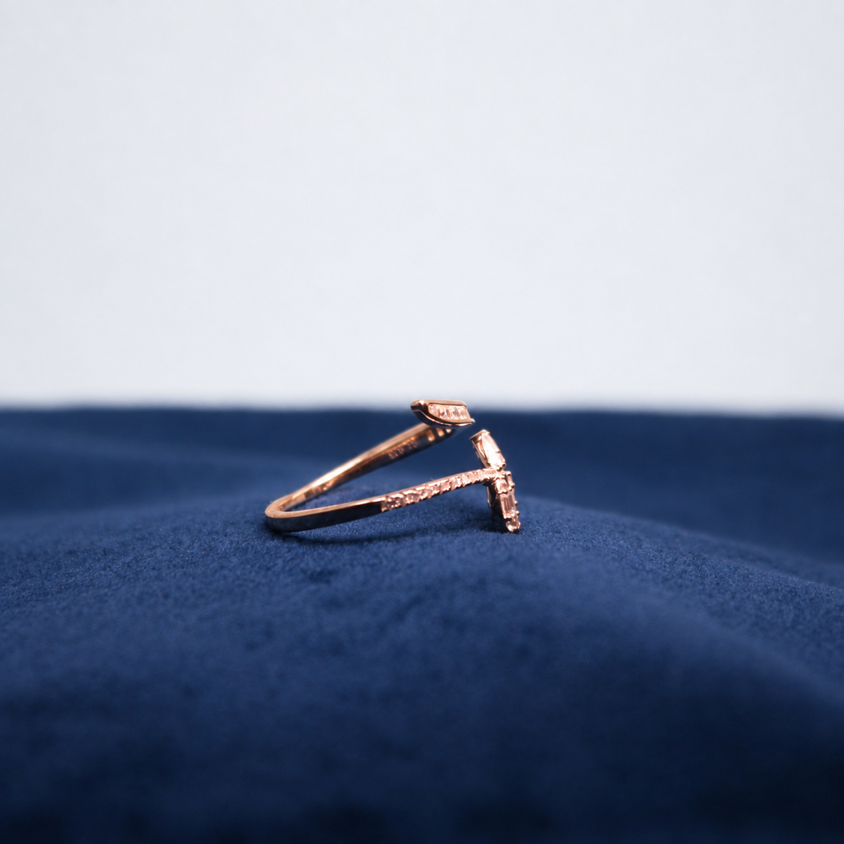 Rosé Crystal Blossom Ring