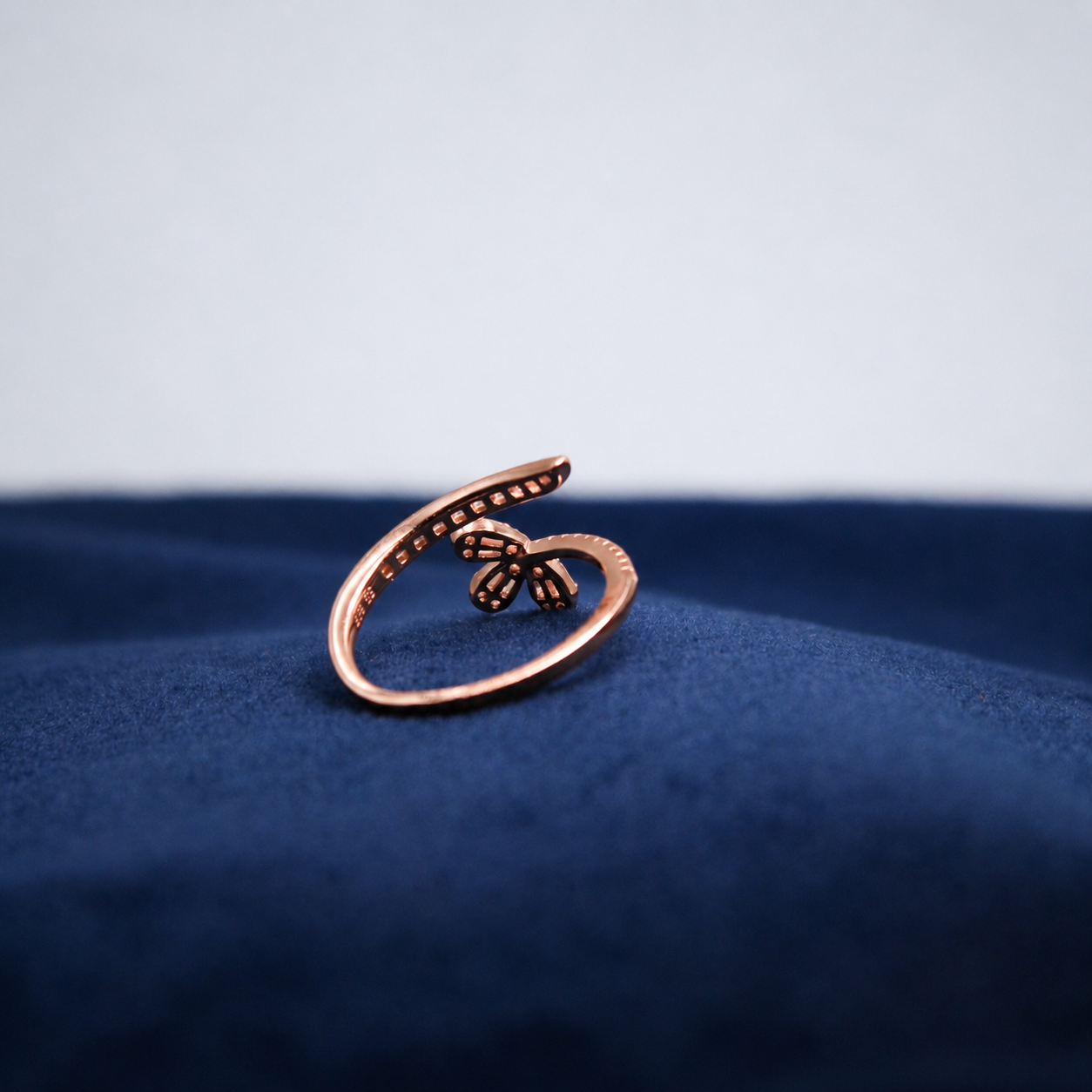 Rosé Crystal Blossom Ring