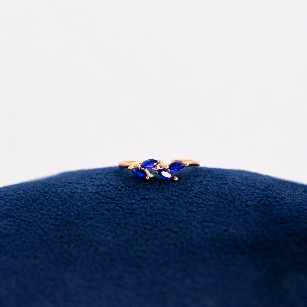 Rosé Sapphire Grace Toe Ring