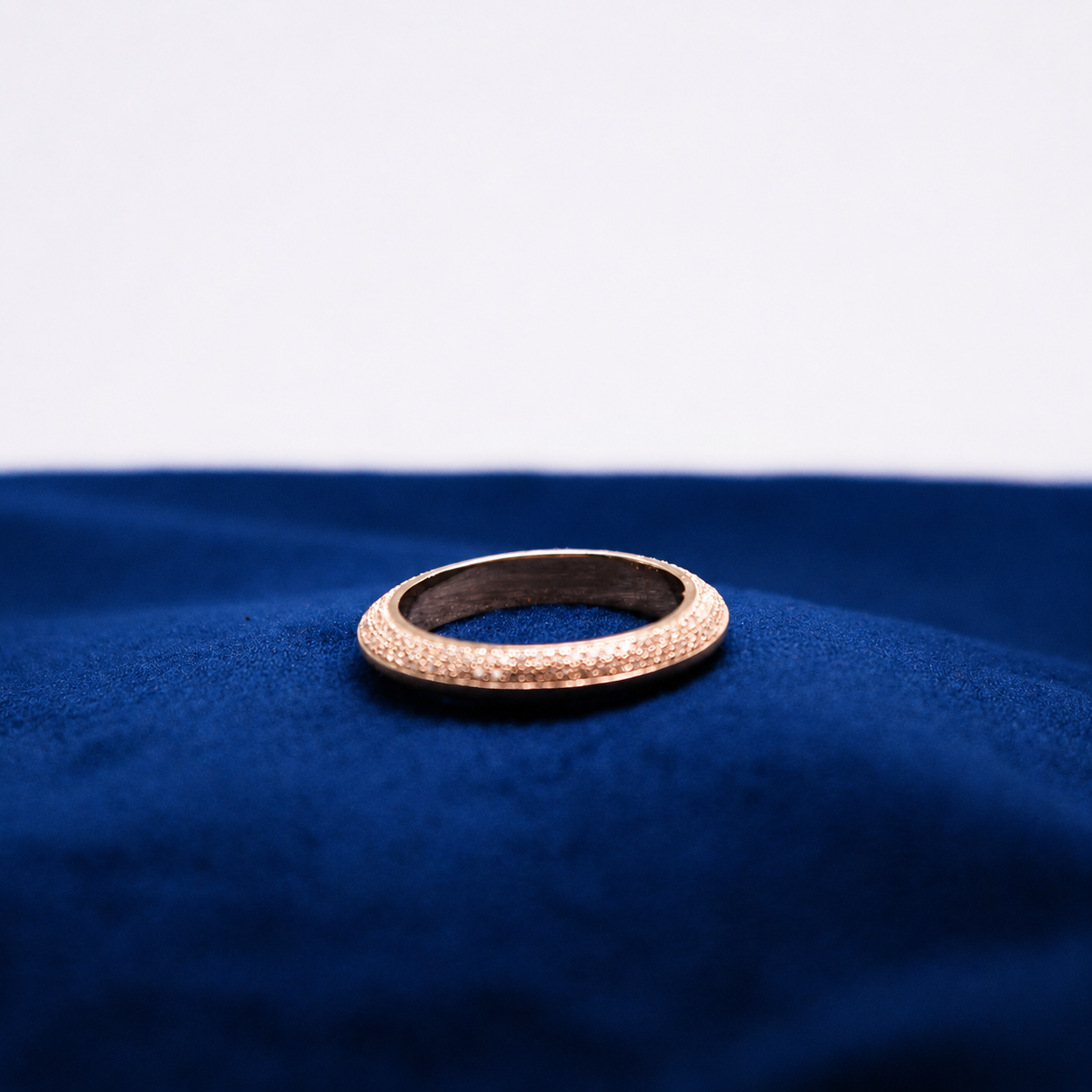 Silver Elara Pavé Band