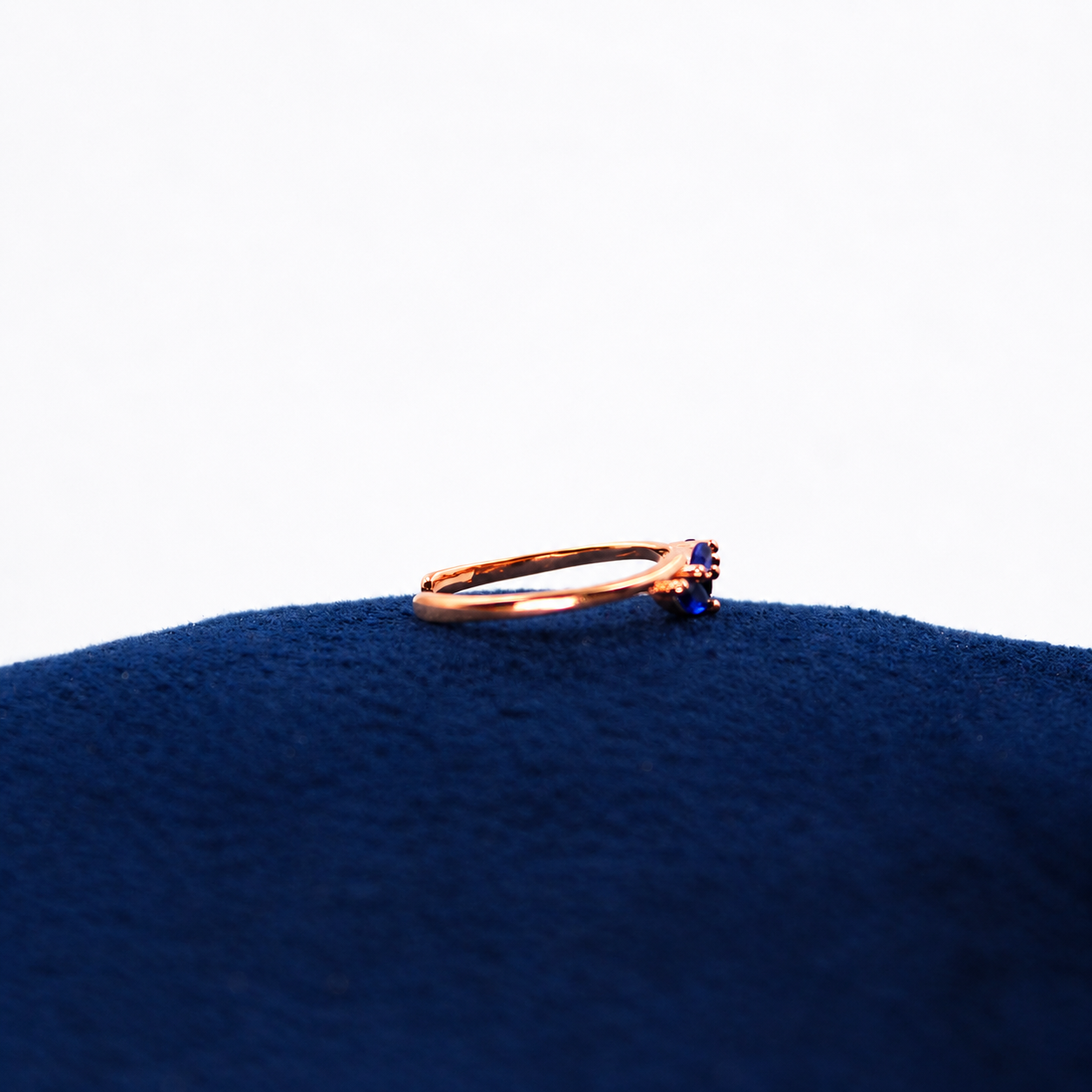 Rosé Sapphire Grace Toe Ring