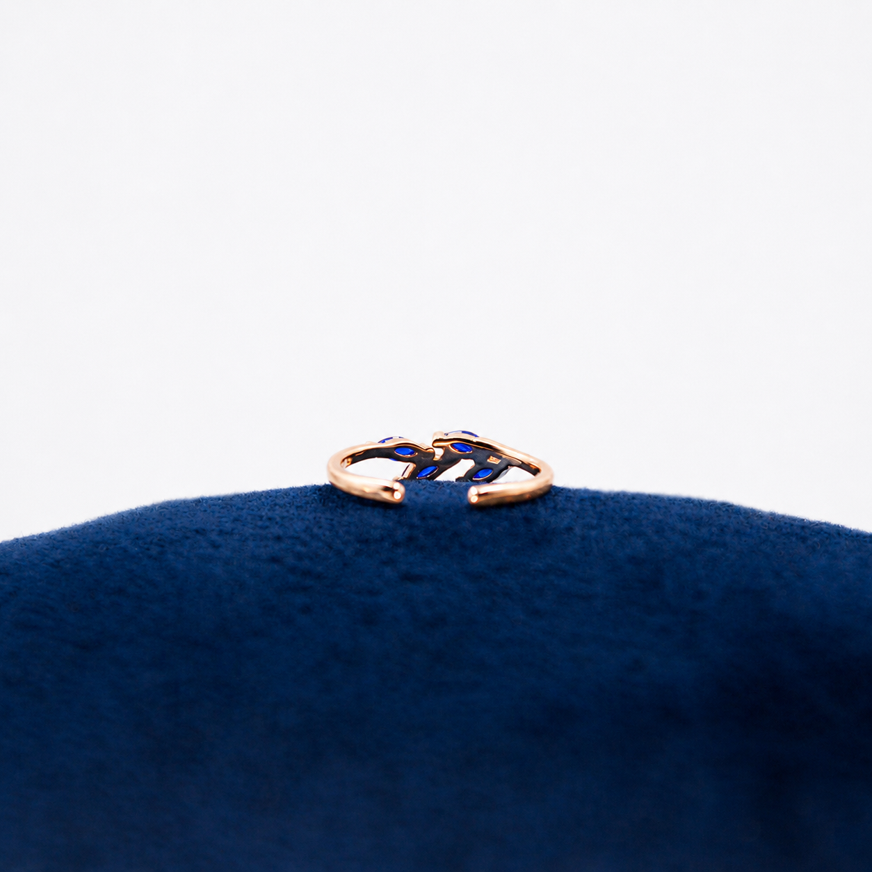 Rosé Sapphire Grace Toe Ring