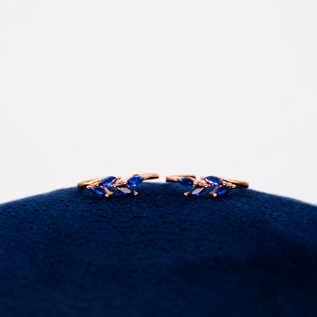 Rosé Sapphire Grace Toe Ring