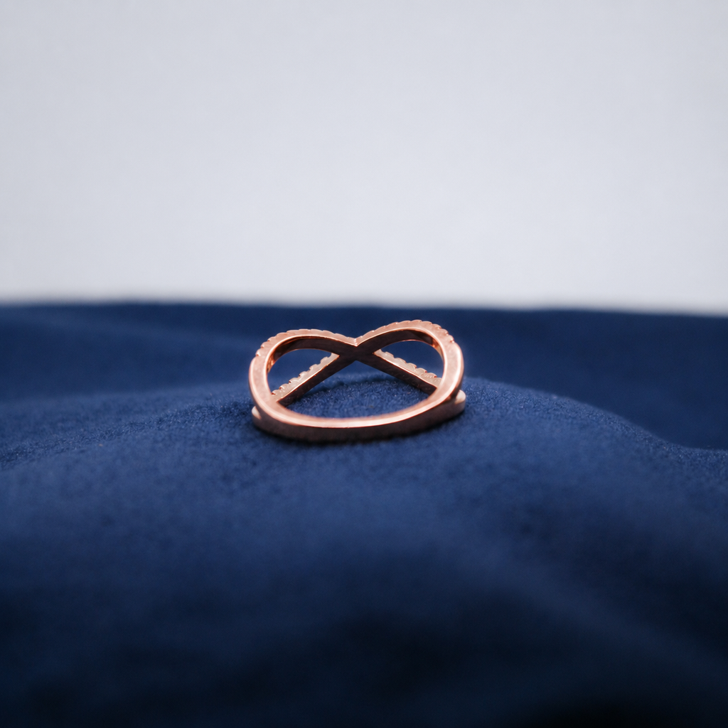 Rose Gold Seraphina Intertwined Ring